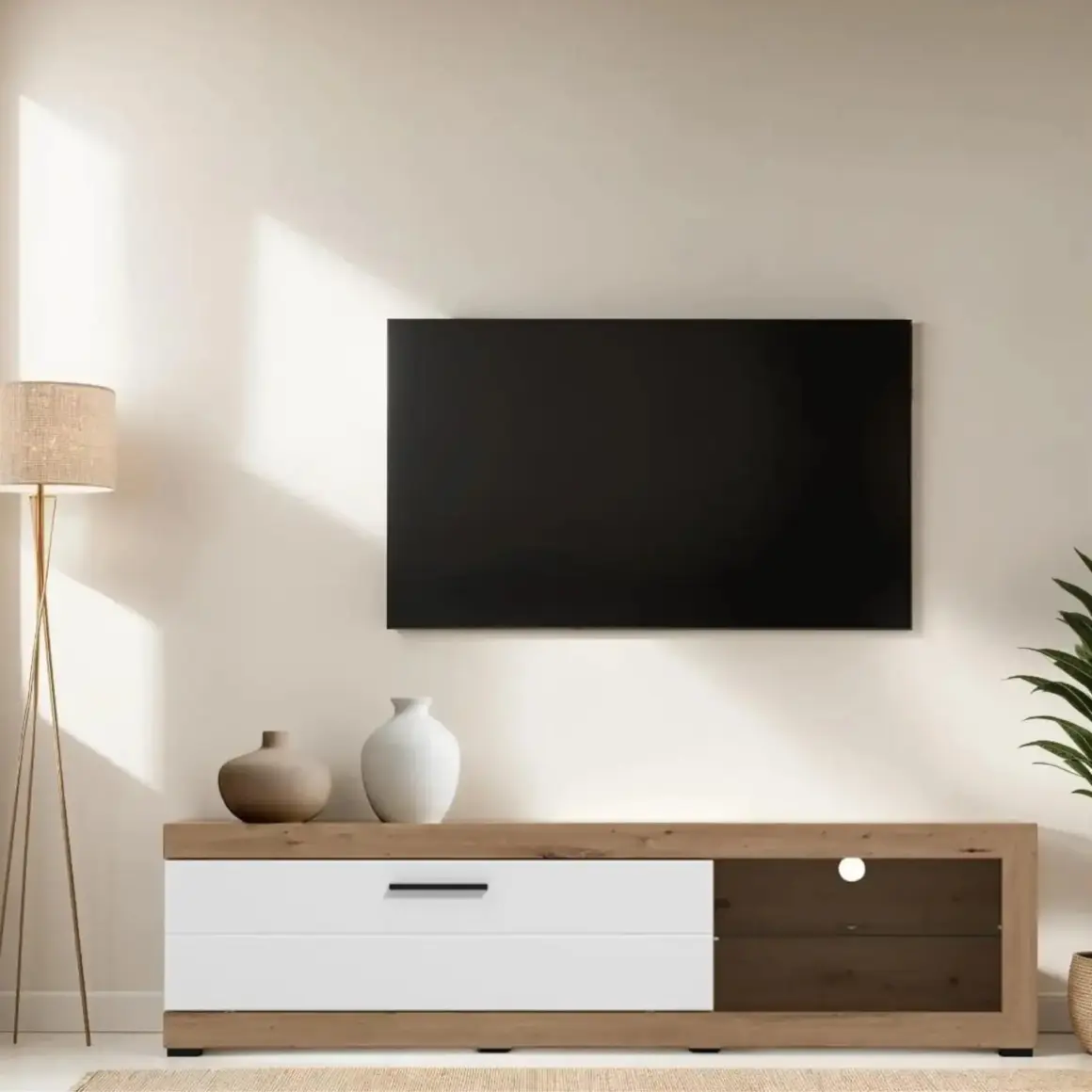 REMO Artisan Oak Effect TV Stand