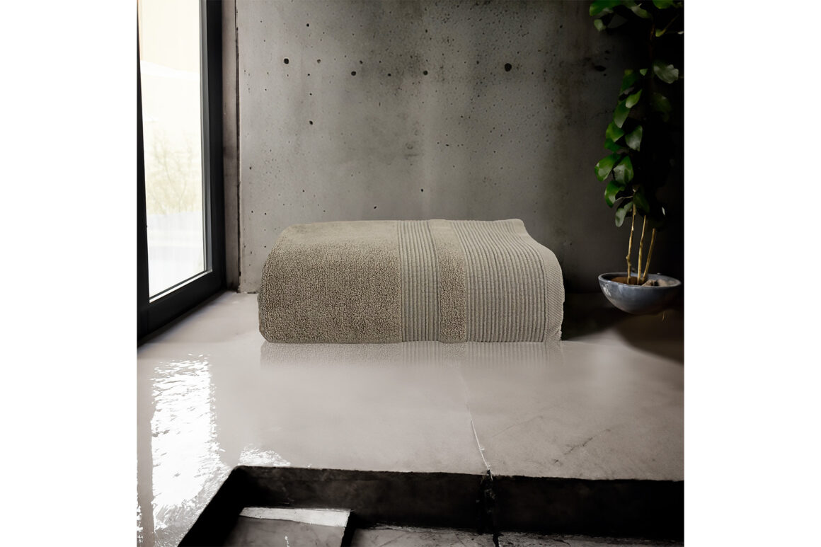 FACE TOWEL 50X90 SILVER