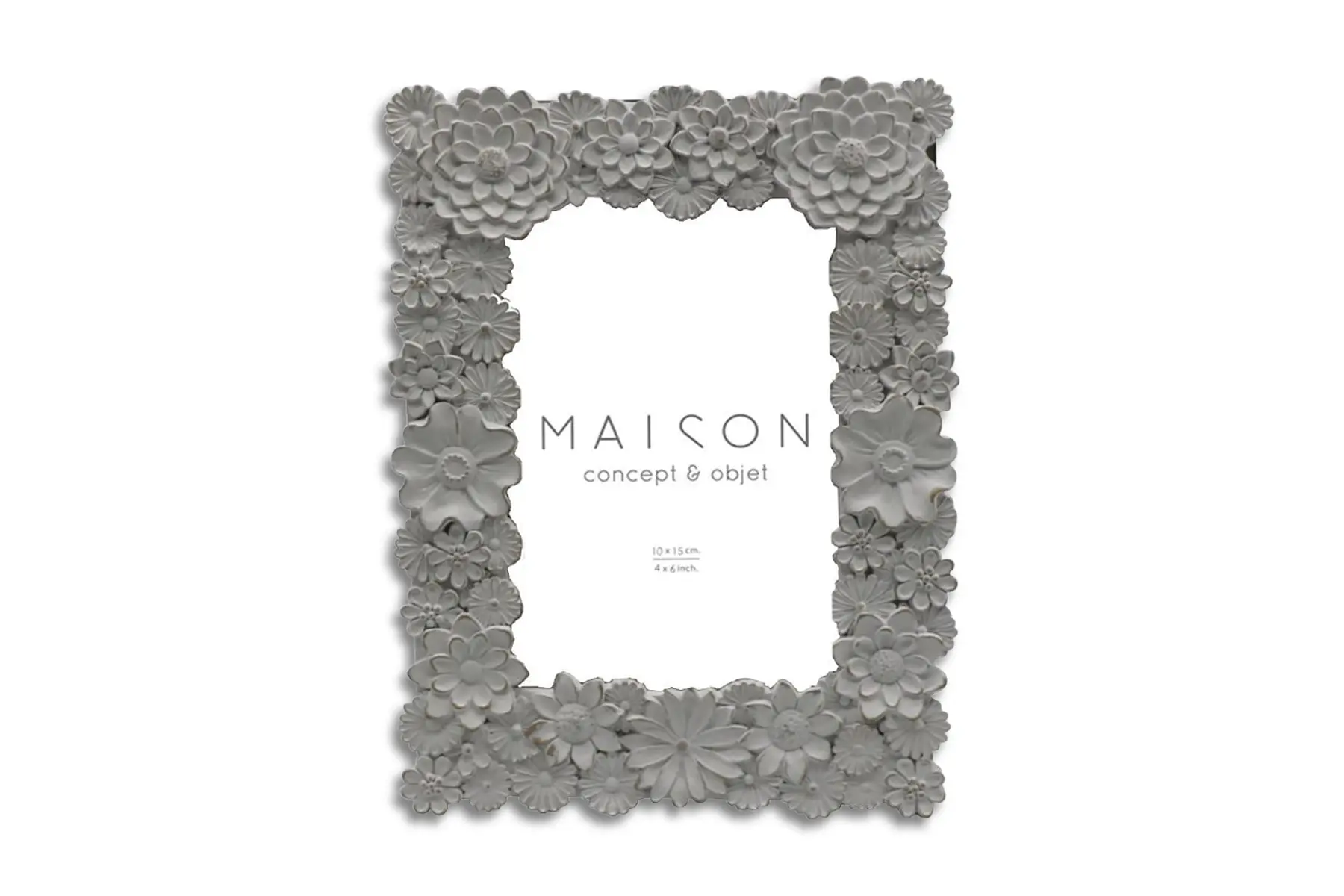 BLOSSOM PHOTO FRAME GLASS WHIT