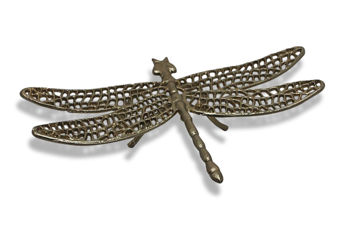 DRAGONFLY DECO 1 GOLD ANTIQUE
