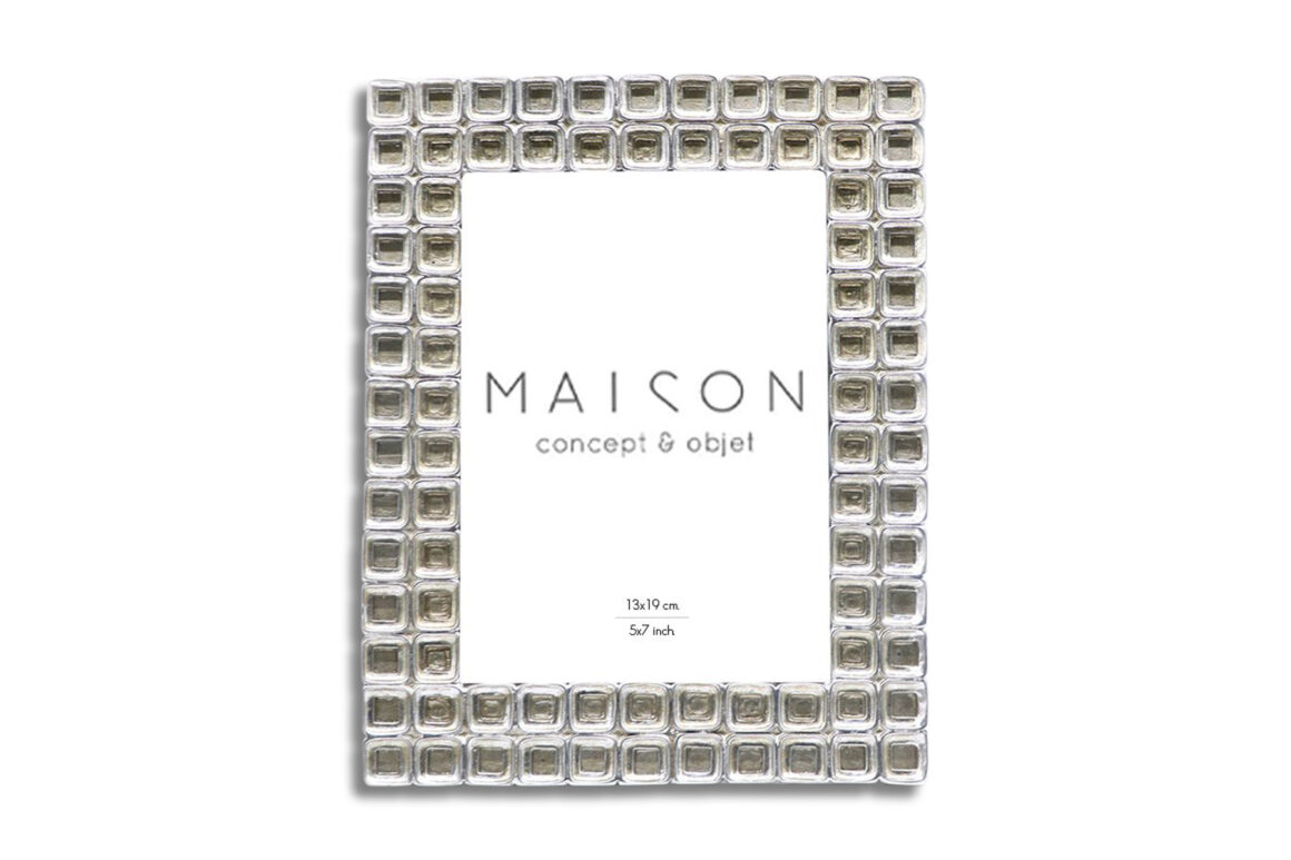CUBES PHOTO FRAME POLYRESIN GL