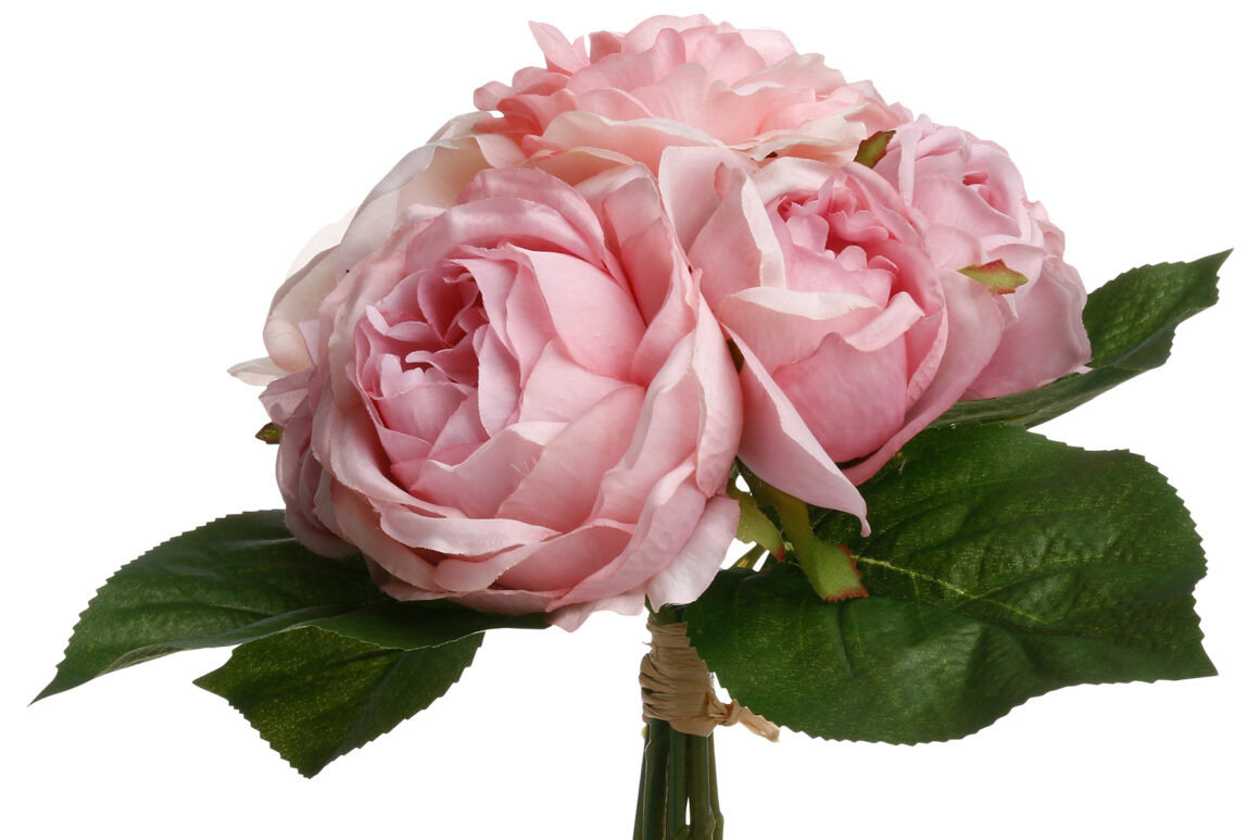 9 PINK ROSES BOUQUET H30