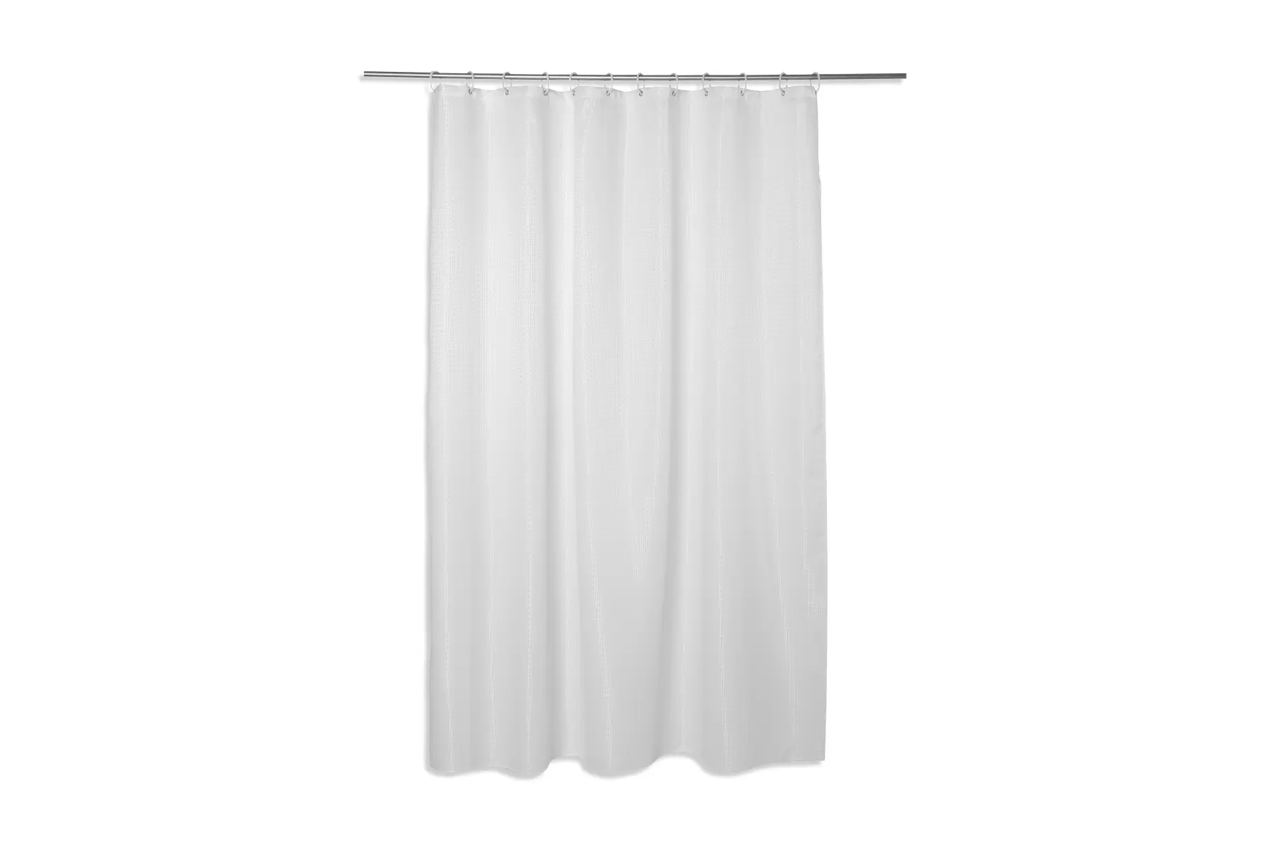 COMB SHOWER CURTAIN WHT MODER
