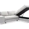 BONBON Right Corner Sofa Bed in Beige - Image 4