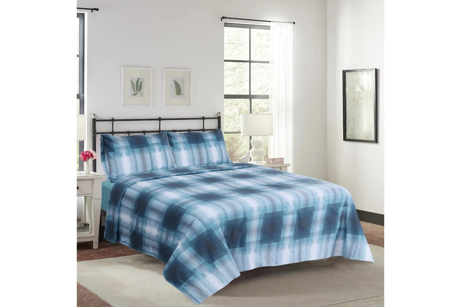 COTTON BED SHEETS 230X270