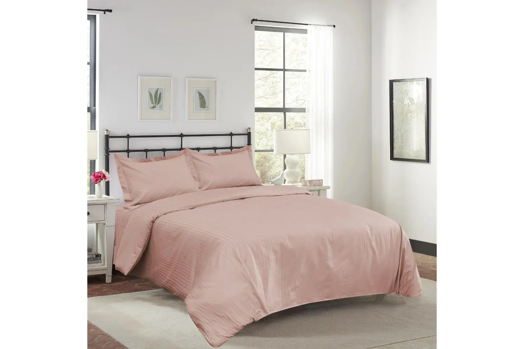 COTTON SATEE BED SHEETS230X270