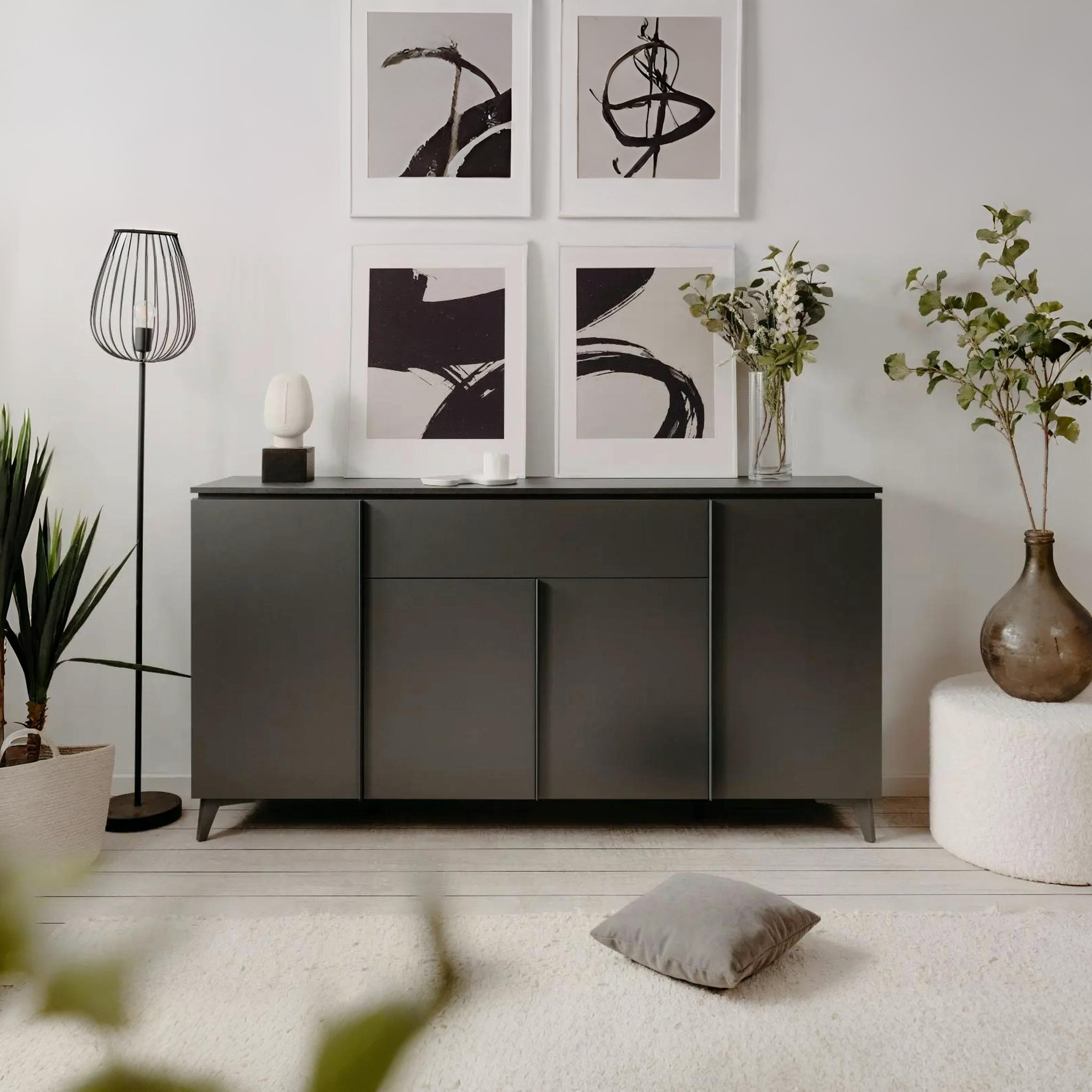 BETRIX Dark Slate Ceramic Buffet