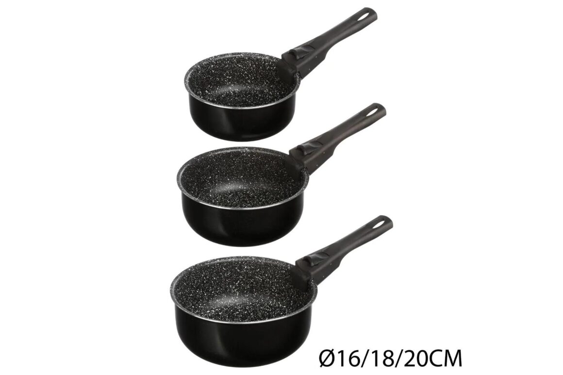 3SAUCEPAN 16/18/20CM PRESSED