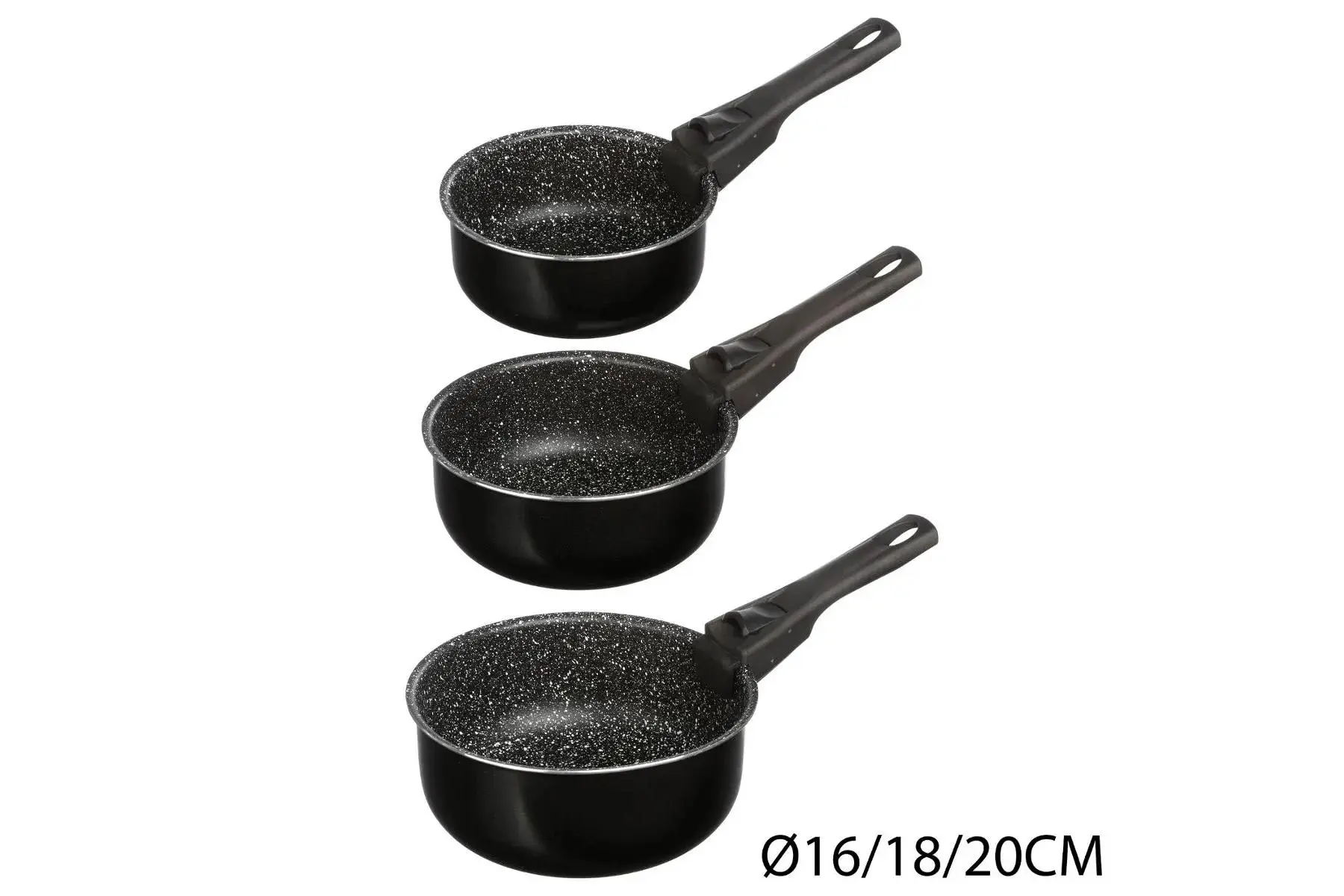 3SAUCEPAN 16/18/20CM PRESSED