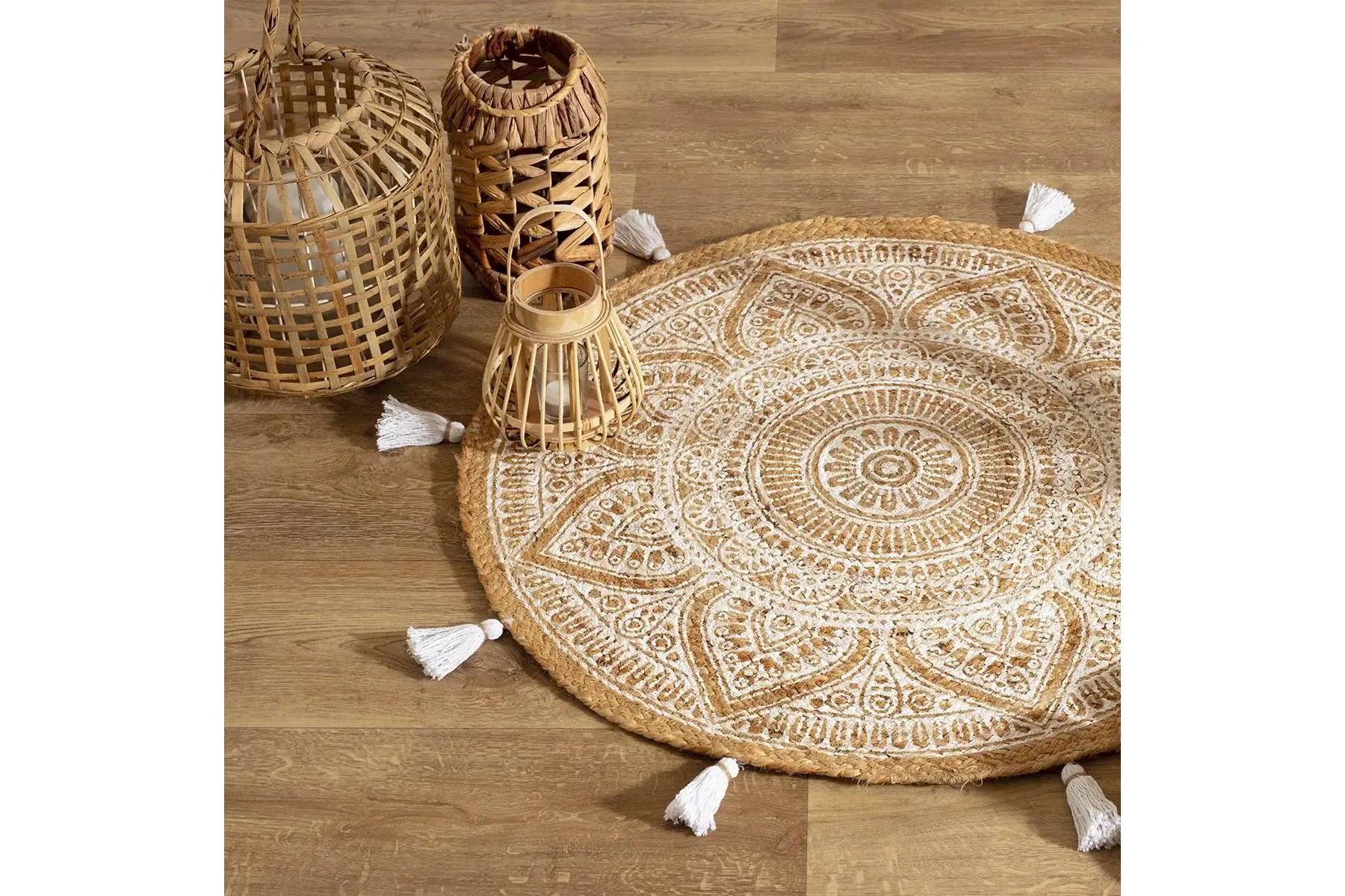 RUG JUTE PRINT ROSALIE D78 - Image 2