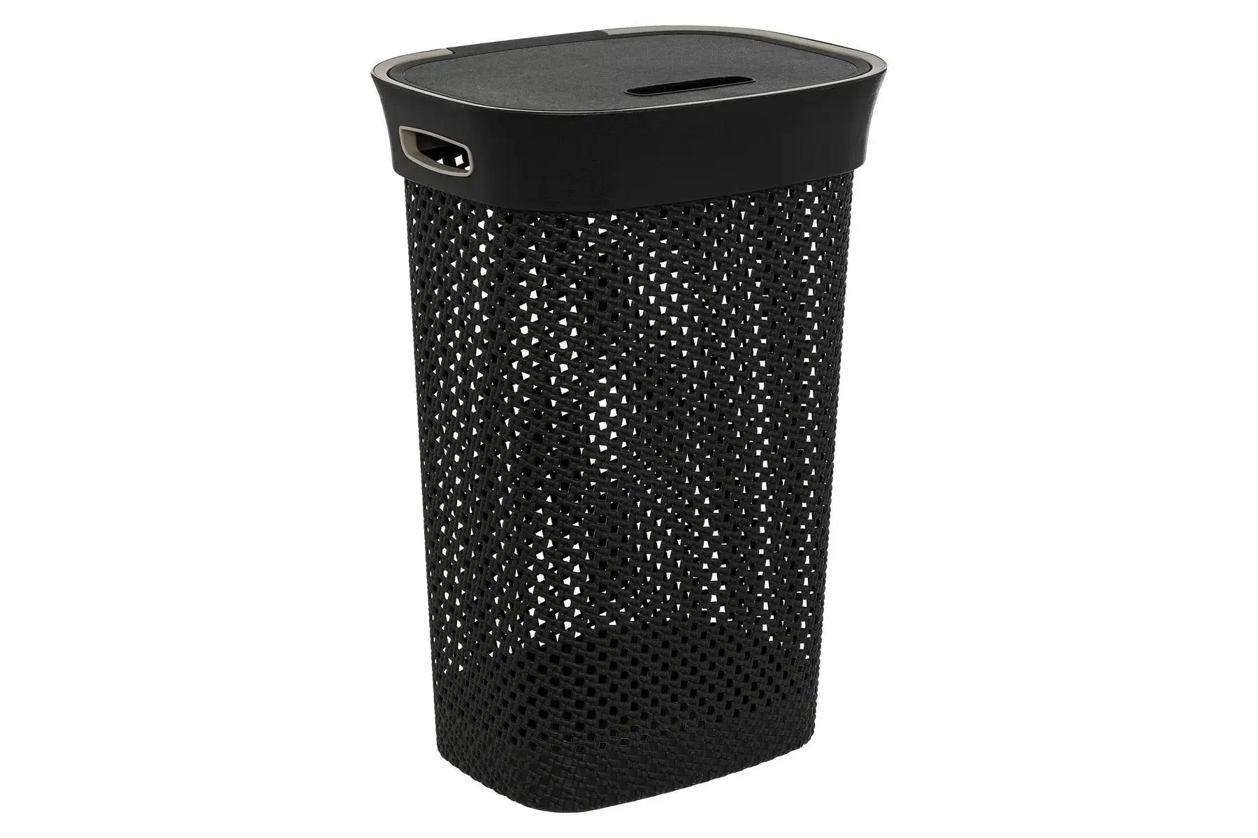 LAUNDRY HAMPER 60L GREY PURL