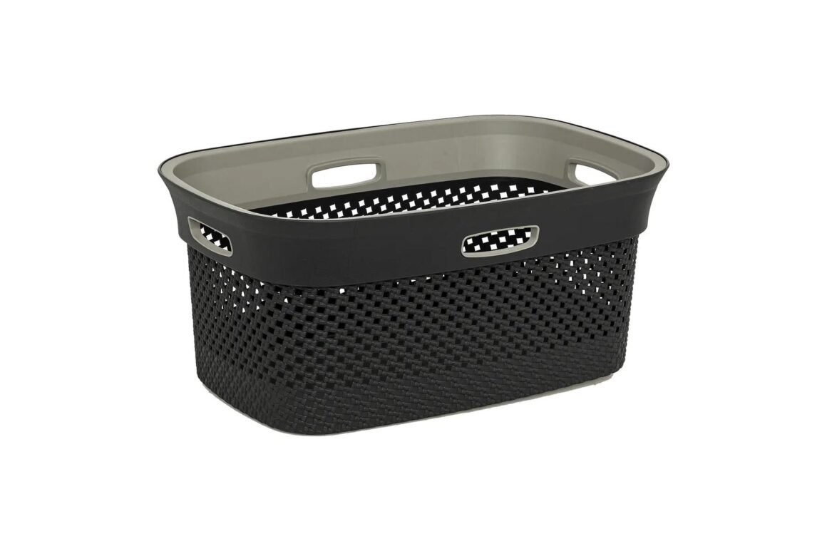 LAUNDRY BASKET 45L GREYM   ARQU