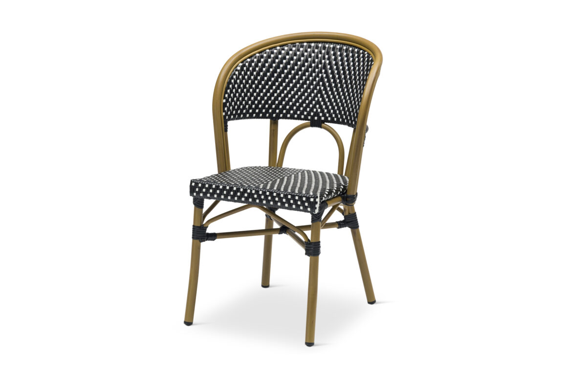 CATLINA Black Rattan Outdoor Chair