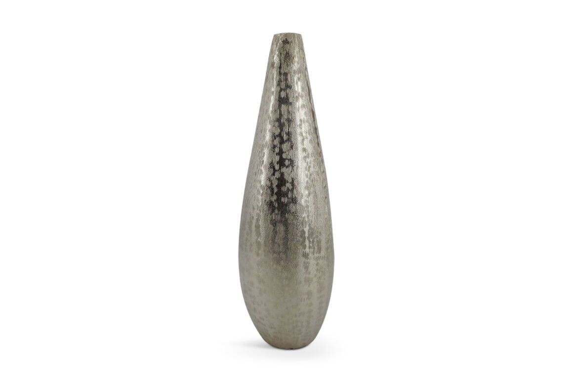 DROP VASE ALUMINIUM SILVER