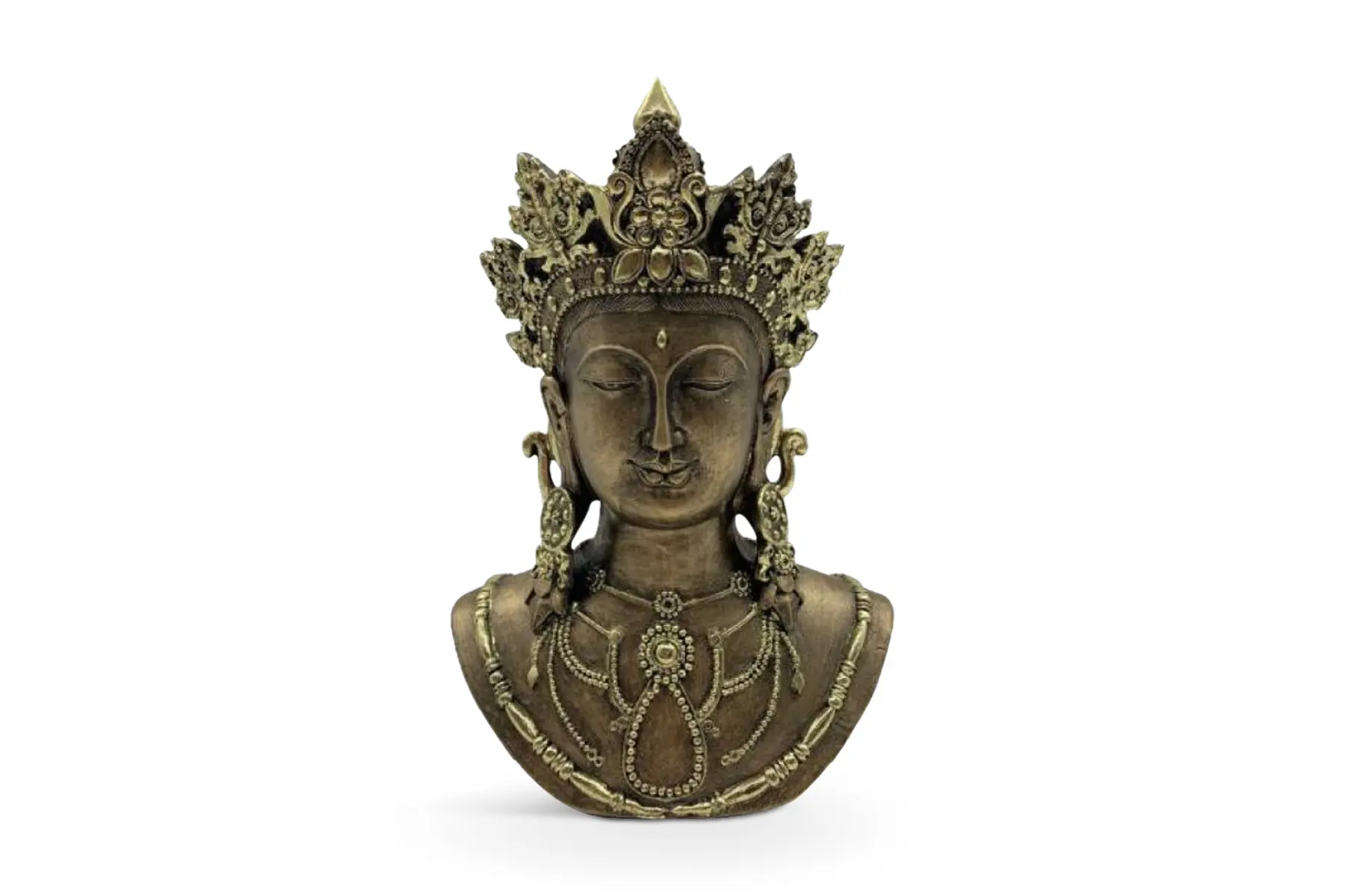 GODDESS DECO FIGURE POLYR GOLD