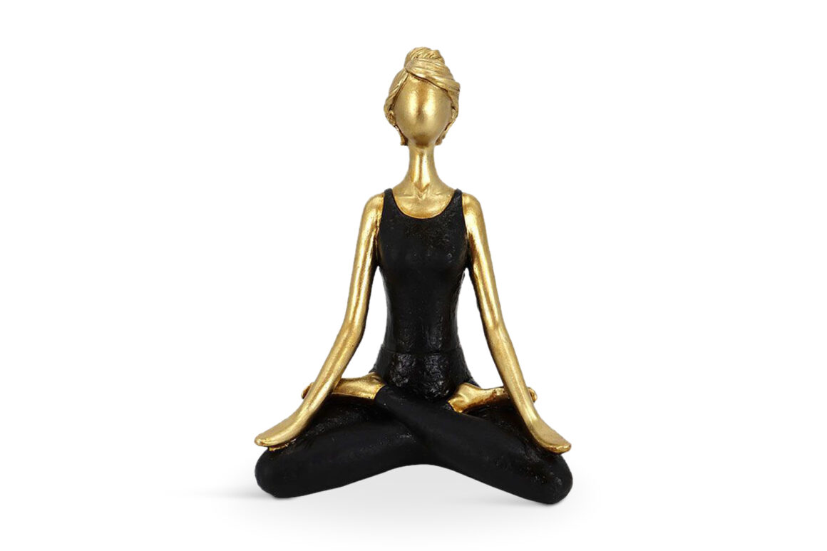 VASANTA1 DECO FIGURE GOLD BLCK