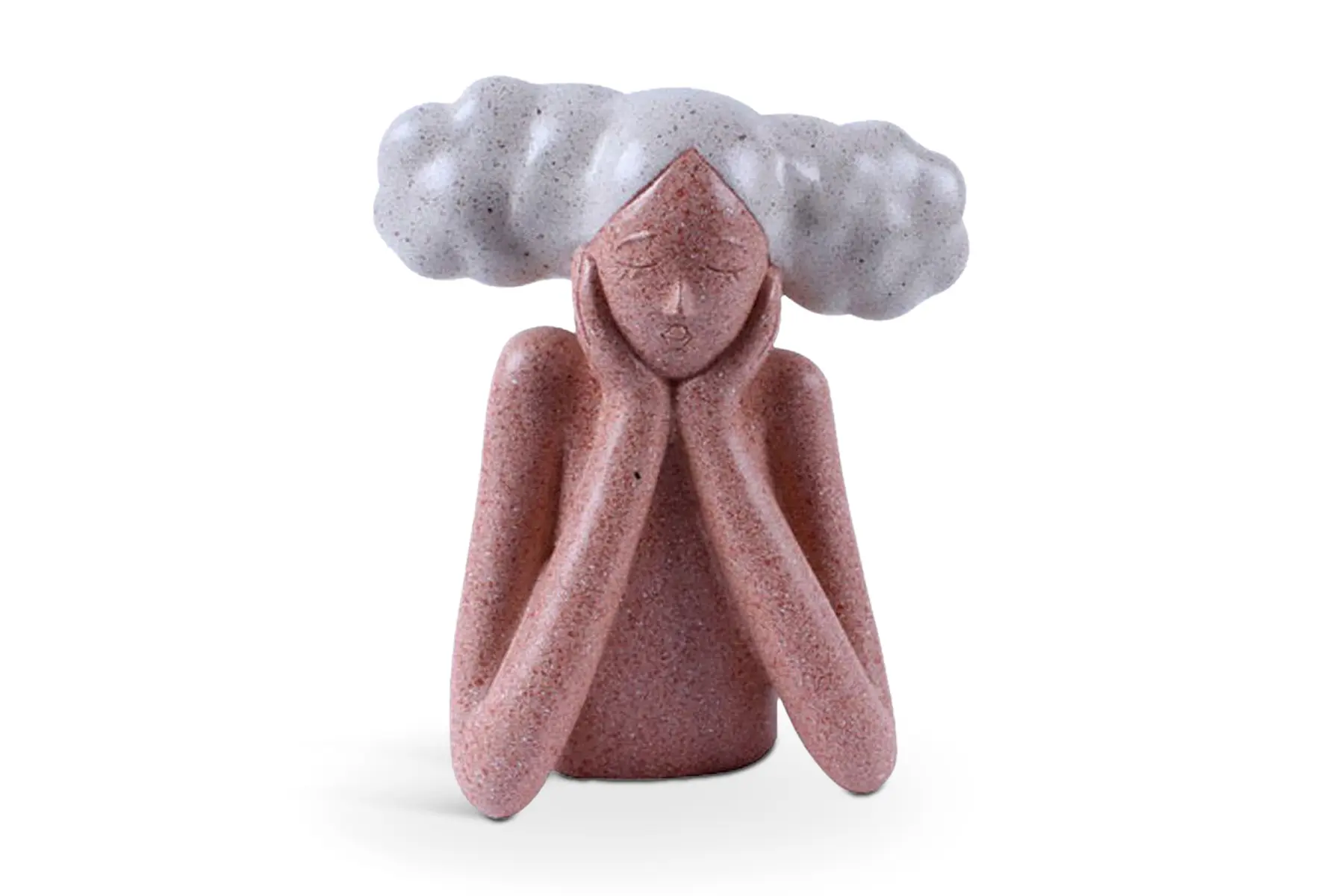 CHEVEU PINK 3DECO FIGUREN GREY
