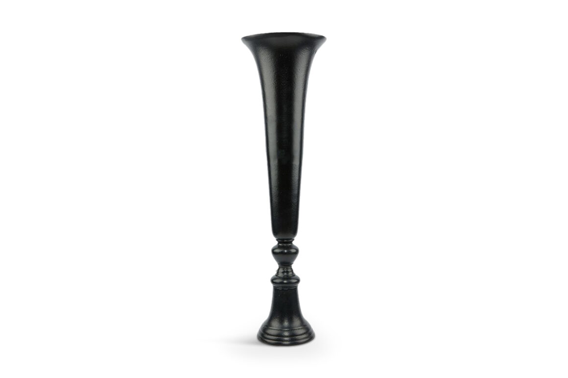 FLORES VASE ALUMINIUM BLACK