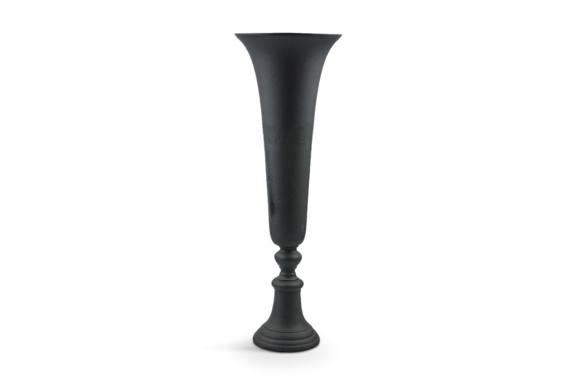 FLORES VASE ALUMINIUM BLACK
