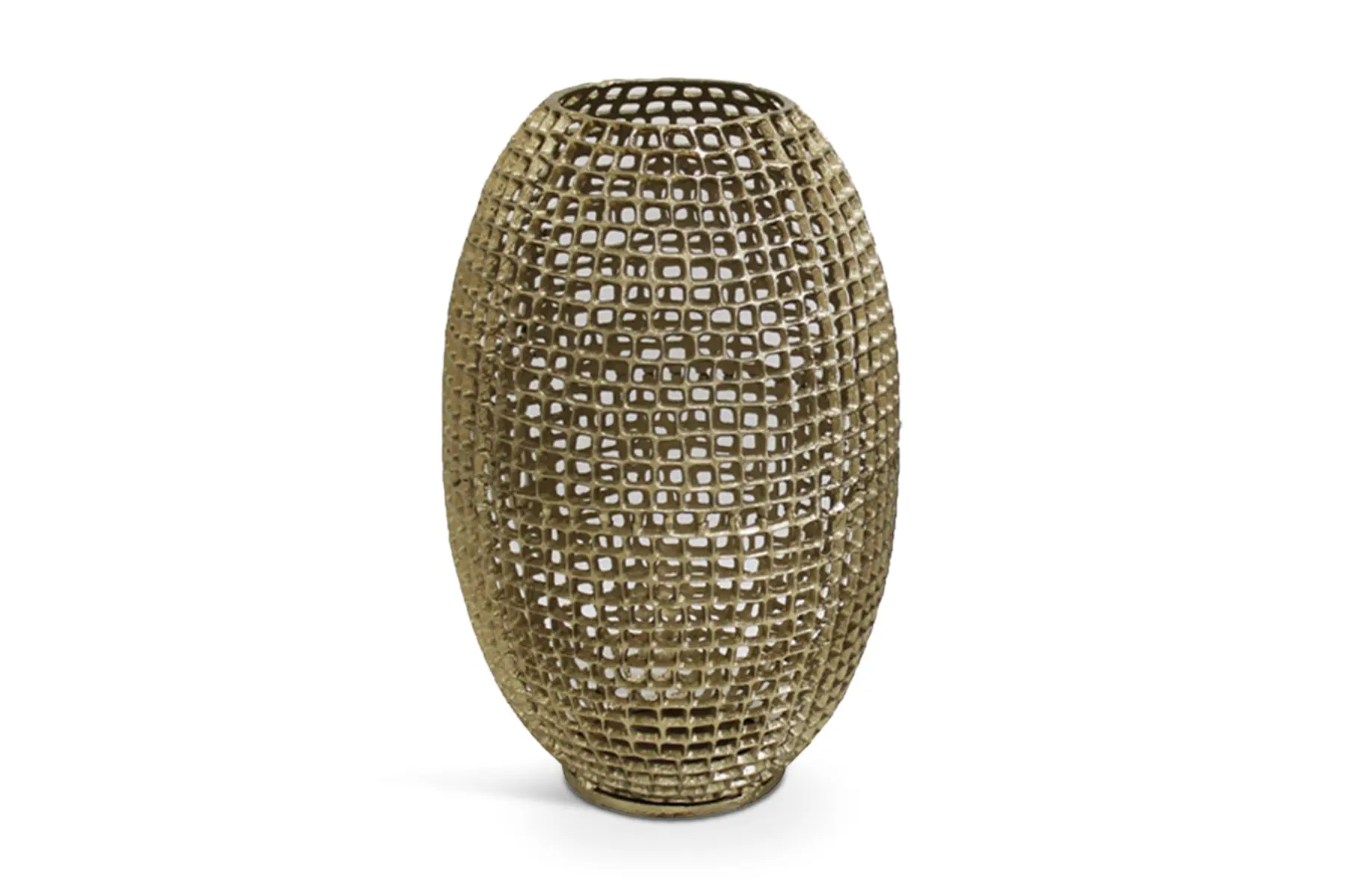 MESH 31 VASE GOLD ANTIQUE
