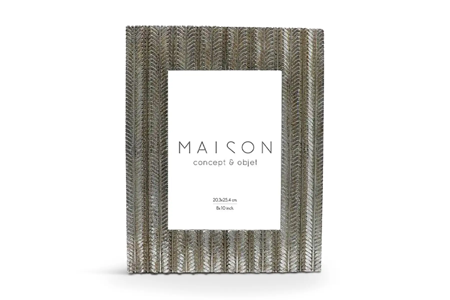 FISHBONE FRAME SILVER