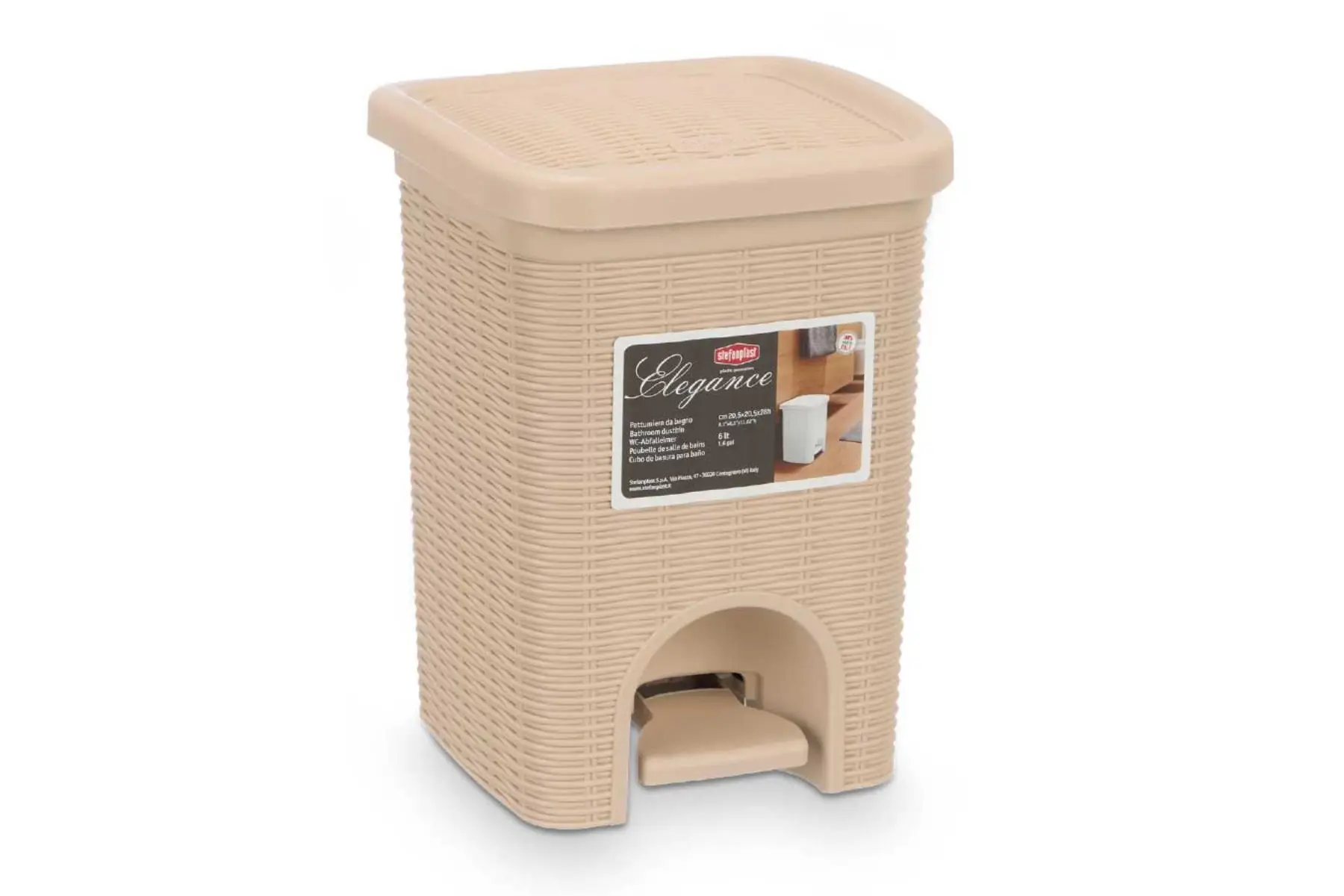 BIN ELEGANCE SMALL 6L CREAM