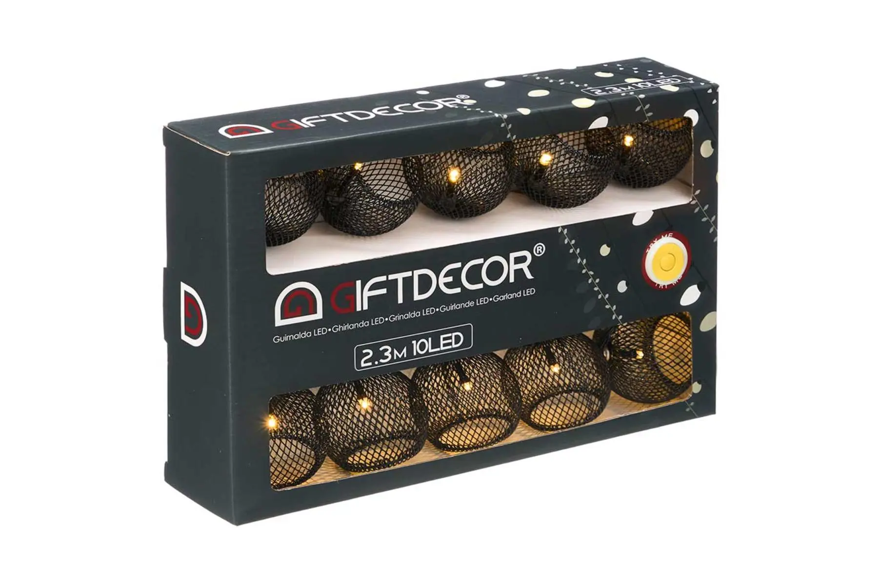 LED STRIP 10 BLACK LANTERN