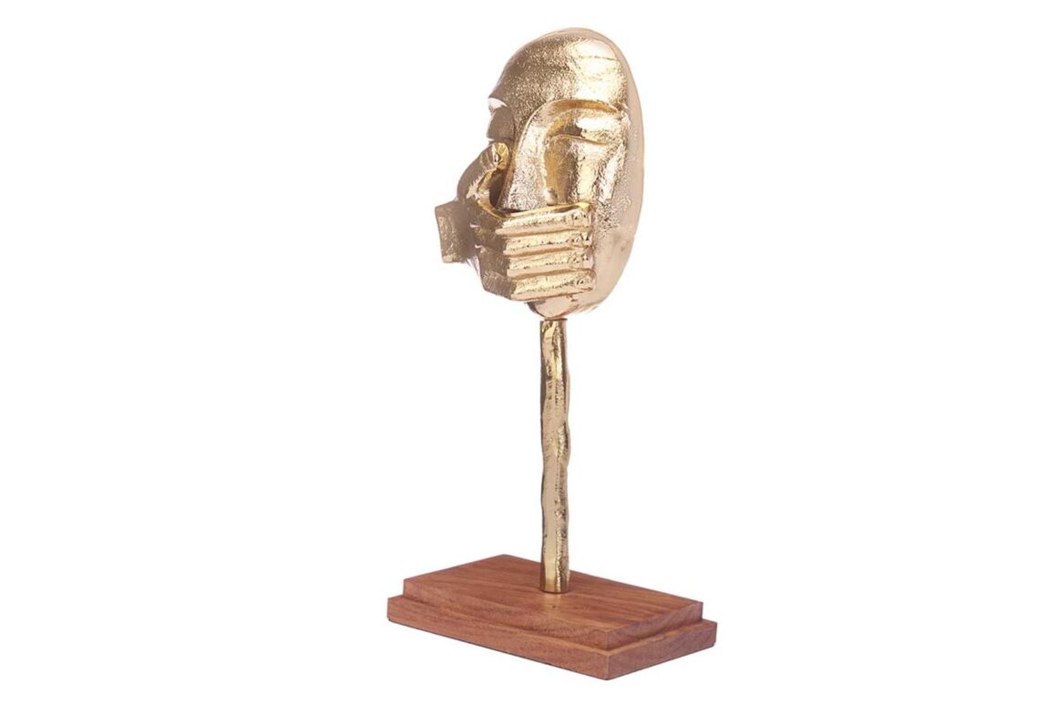 GOLDEN METAL FIGURE HAND