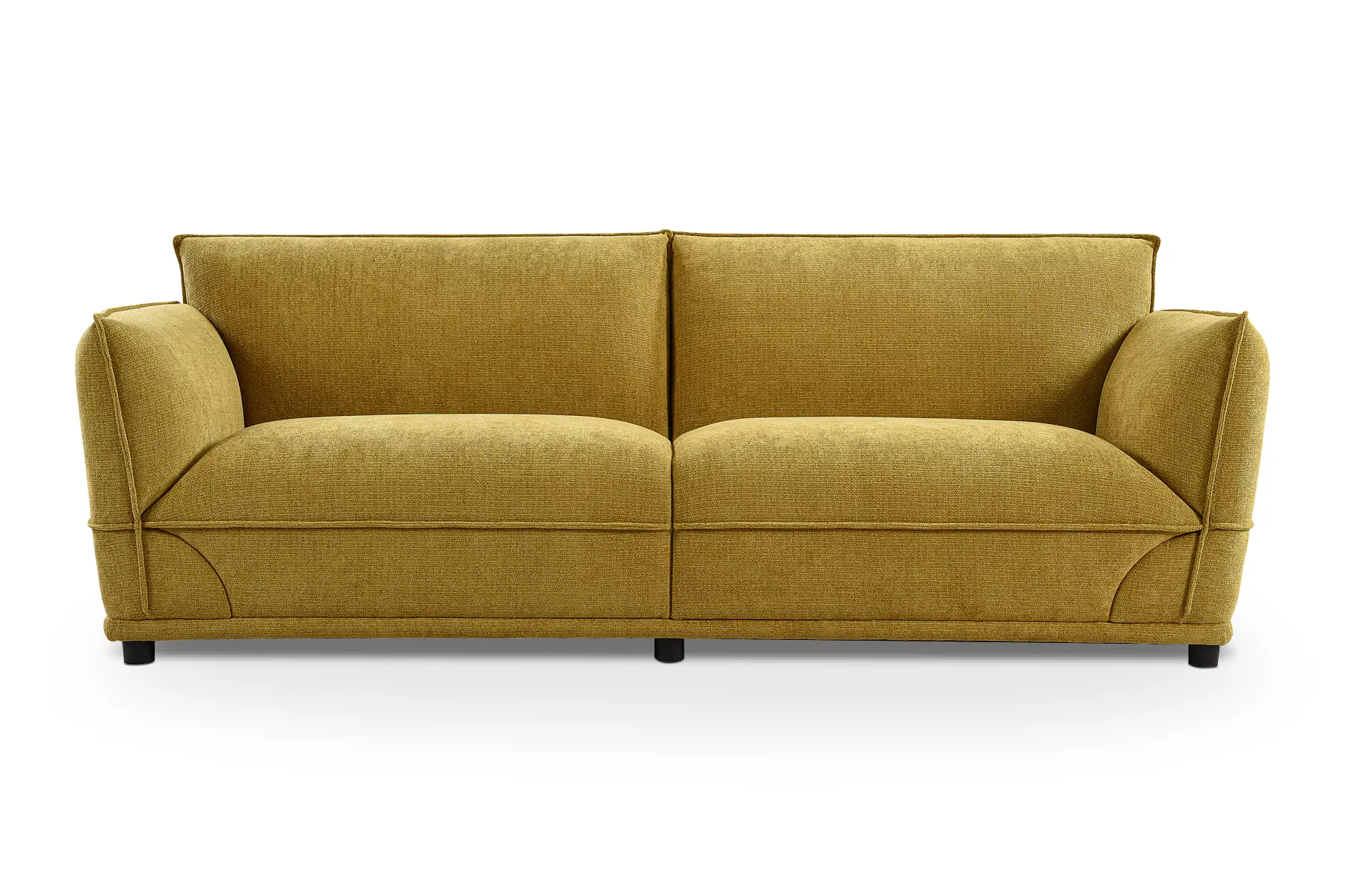 RUGI Yellow Fabric Sofa - Image 2