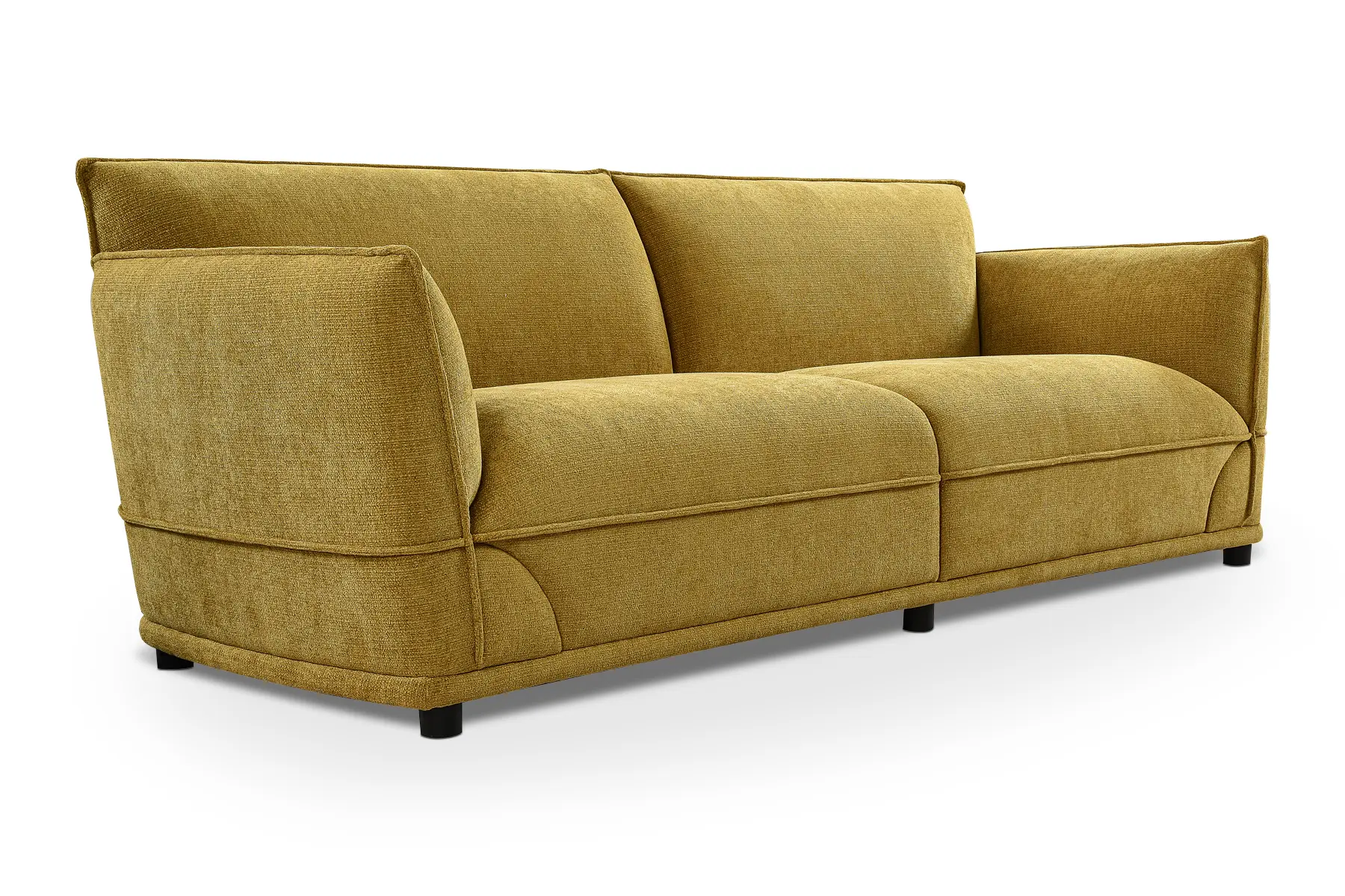 RUGI Yellow Fabric Sofa - Image 3