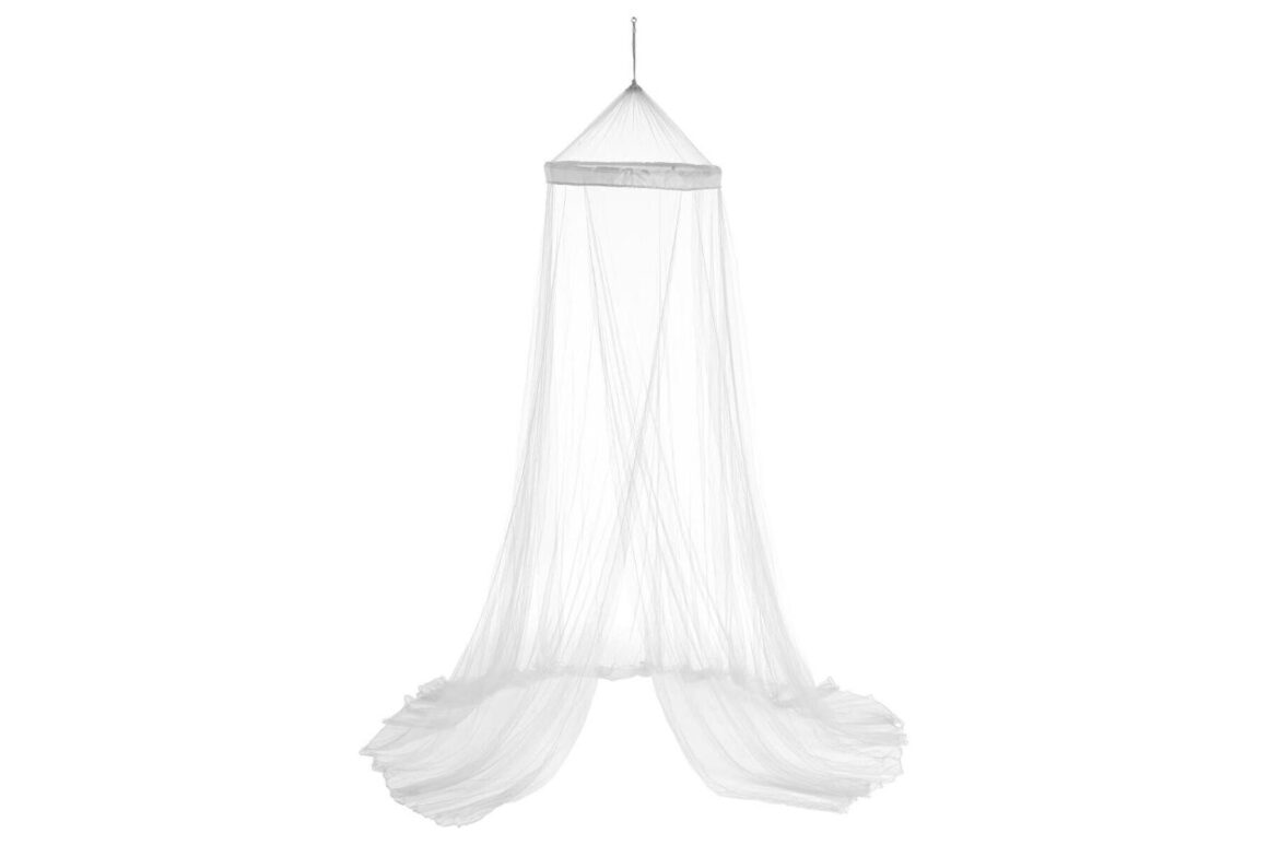WHITE BED CANOPY