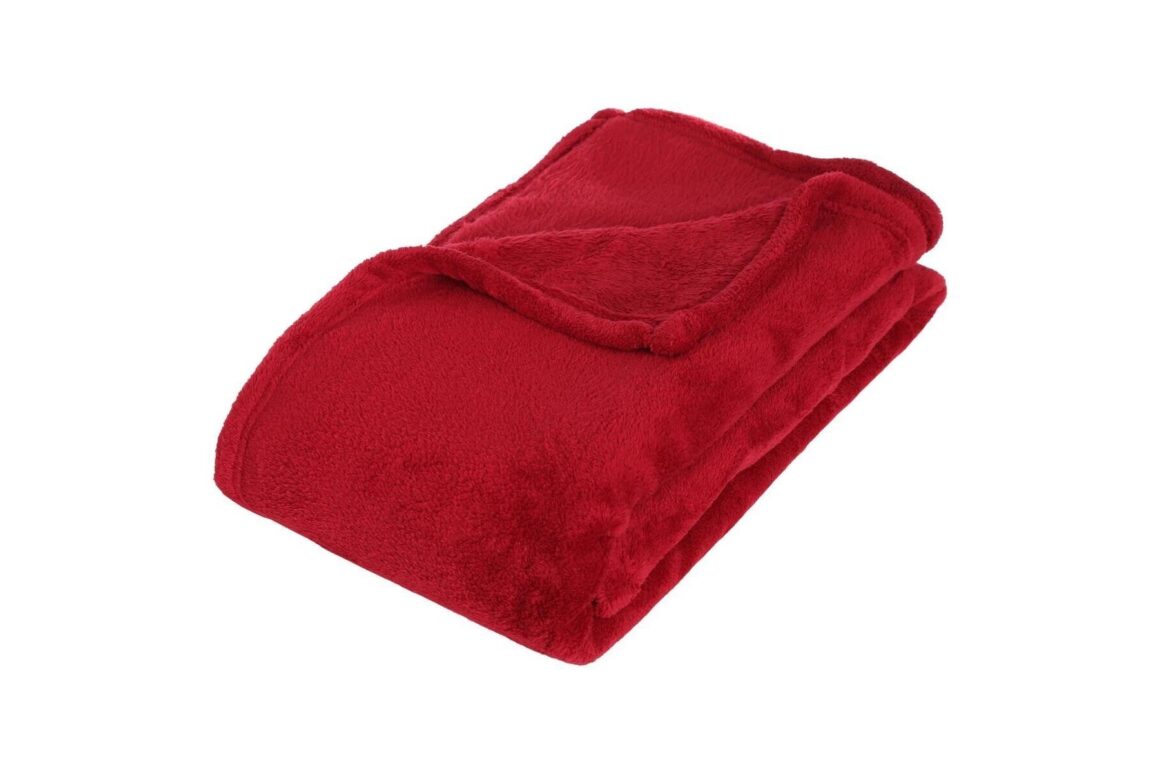 MICROPLUSH BLANKET RED130X180