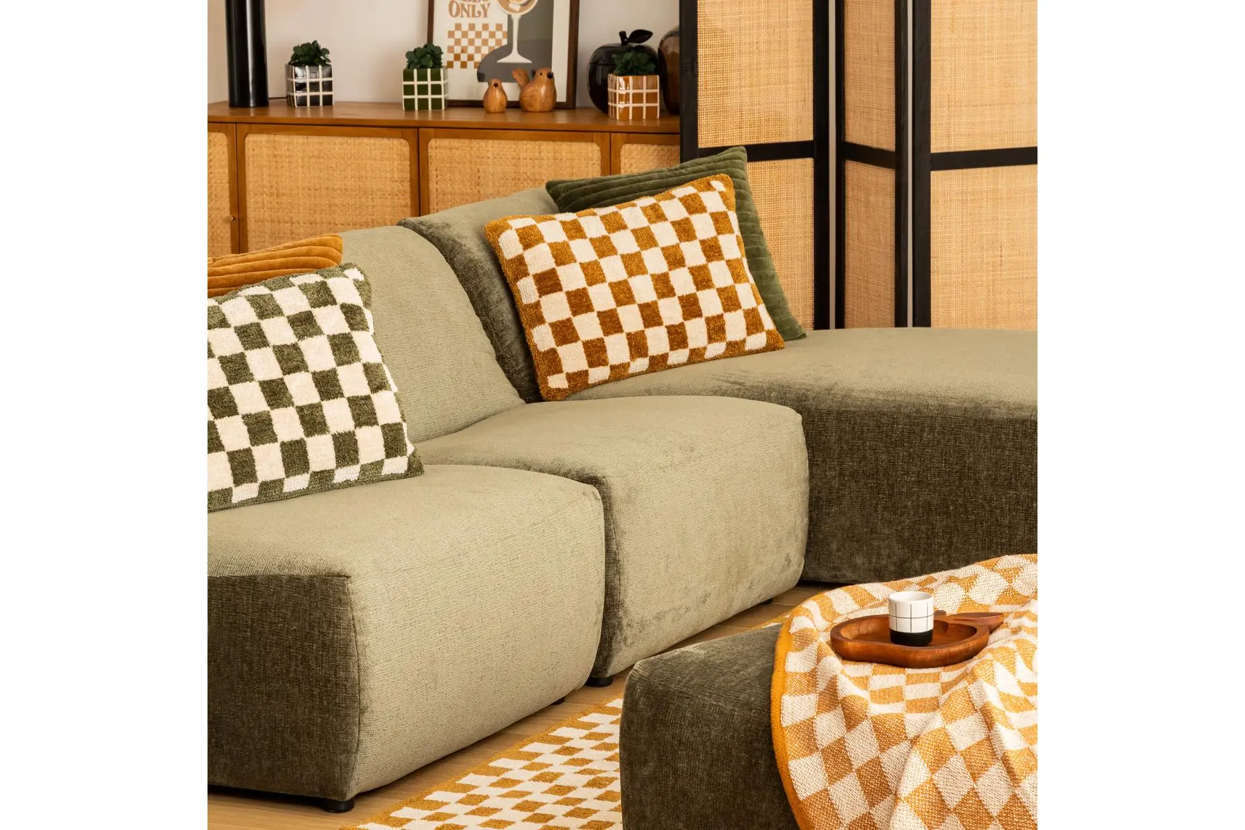 CUSH TUFT CHECKED COR 38X58 - Image 4