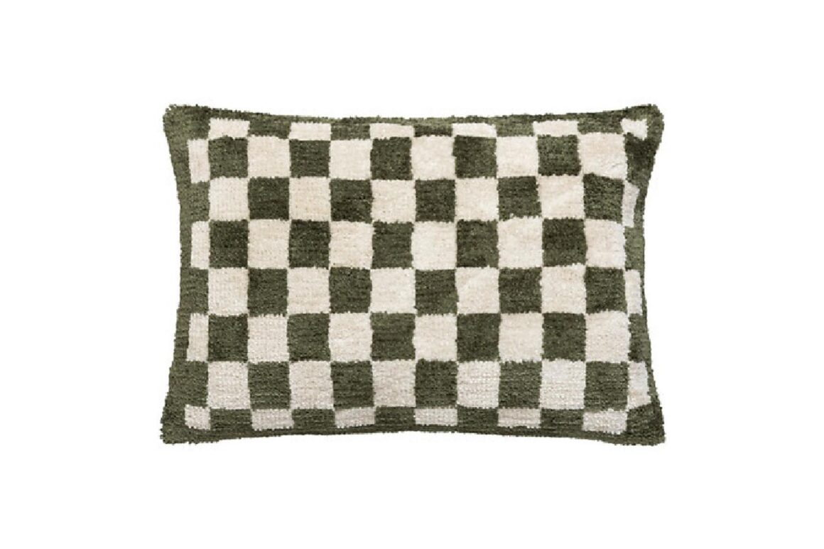 CUSH TUFT CHECKED COR 38X58