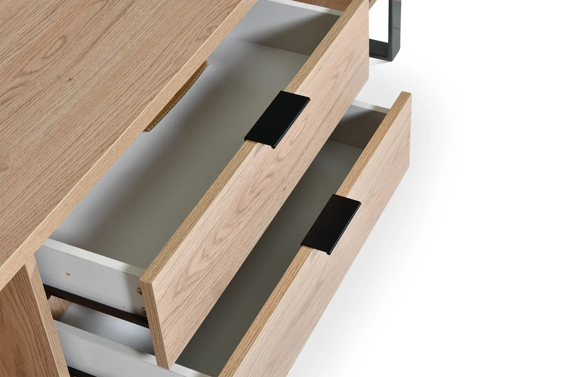 WAGONY Oak Finish TV Stand - Image 5