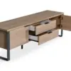 WAGONY Oak Finish TV Stand - Image 4