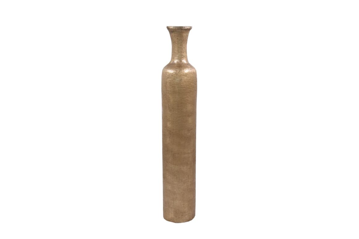 FLES VASE ALUMINIUM GOLD