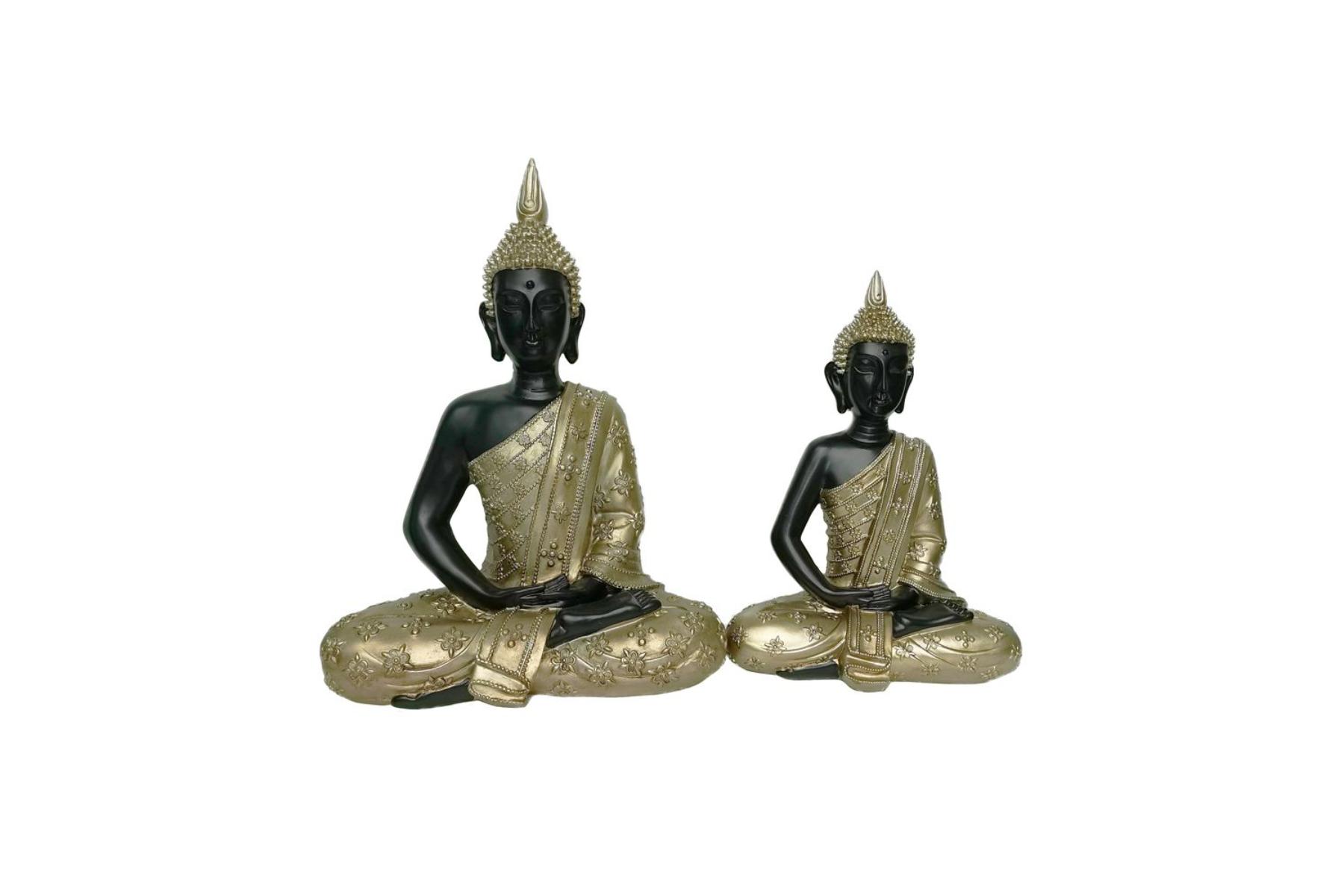 KEBA DECO BUDDHA BLACK-GOLD 28