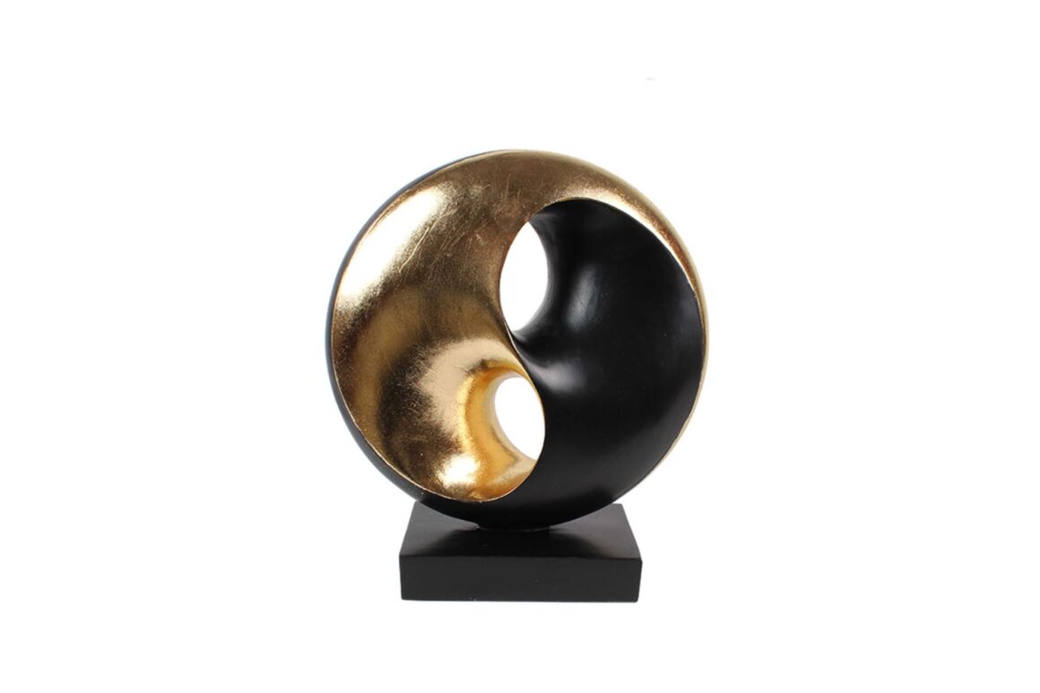 YIN YANG DECO GOLD/BLACK