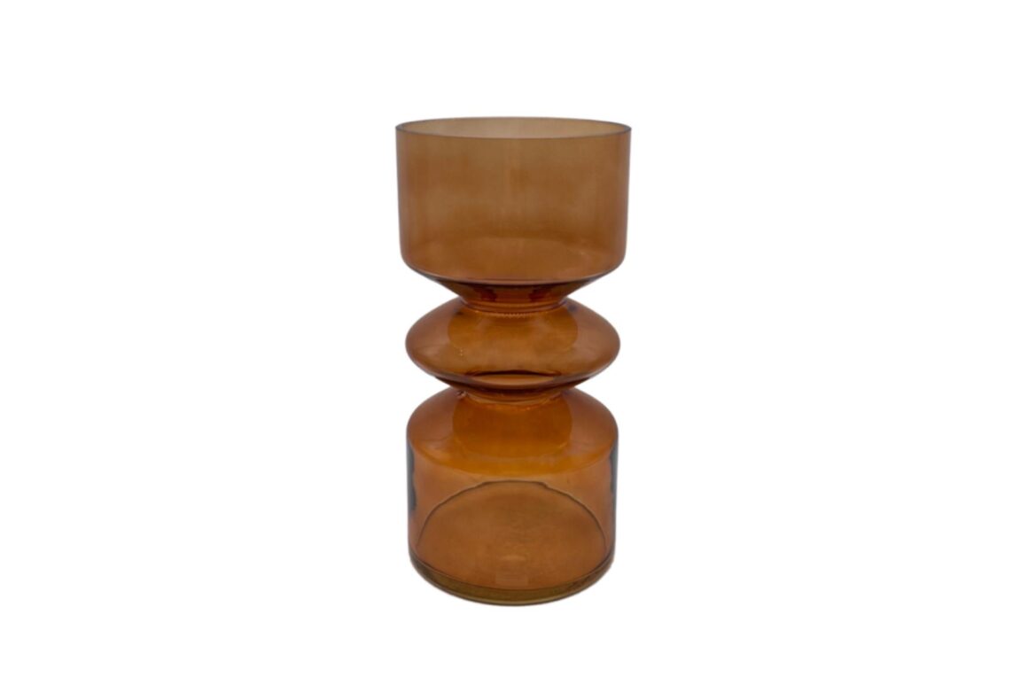 CULTURE VASE GLASS HONEY