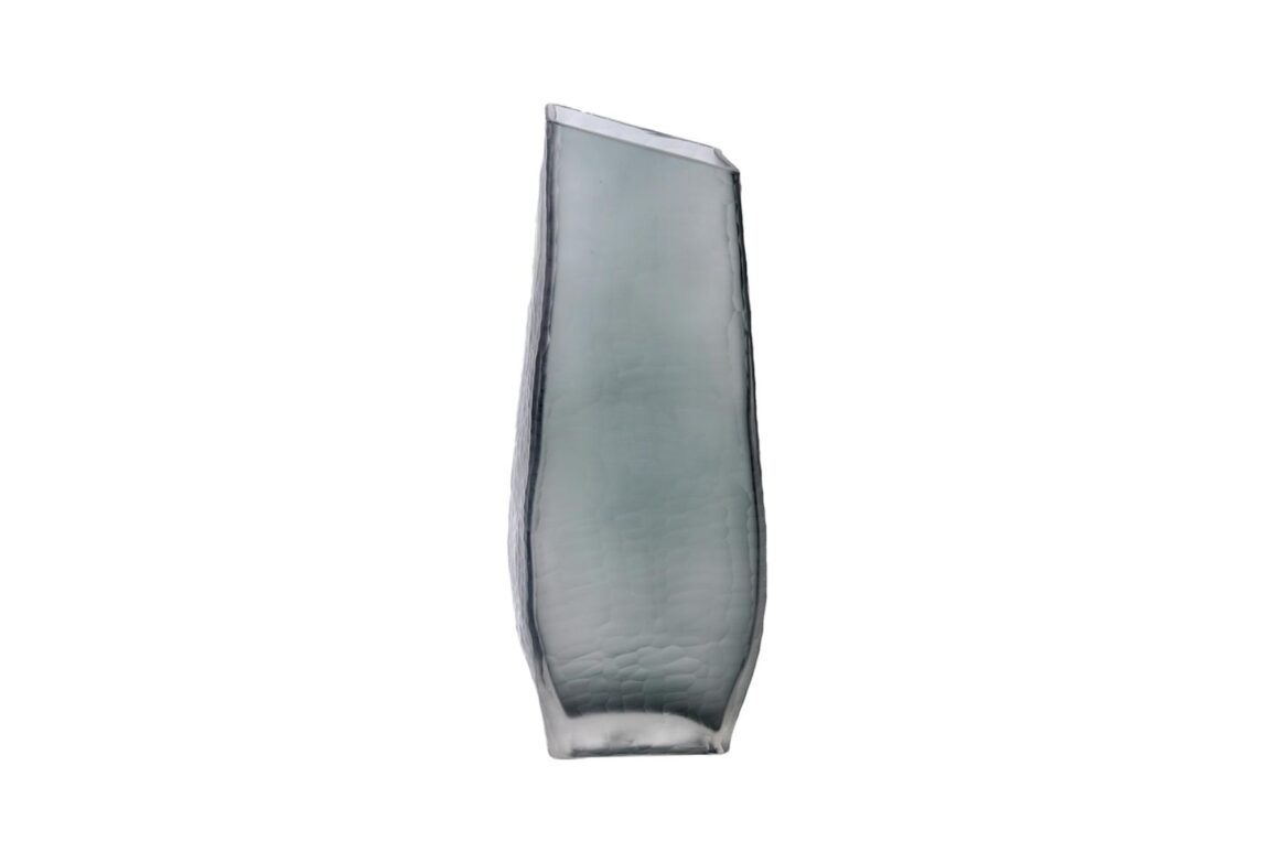 MEISSEL VASE GLASS GREY