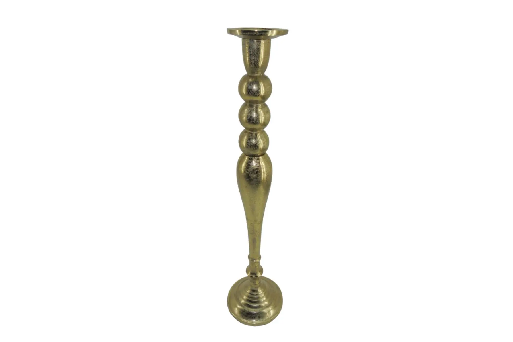 DAZZLE CANDLE HOLDER ALMN GOLD