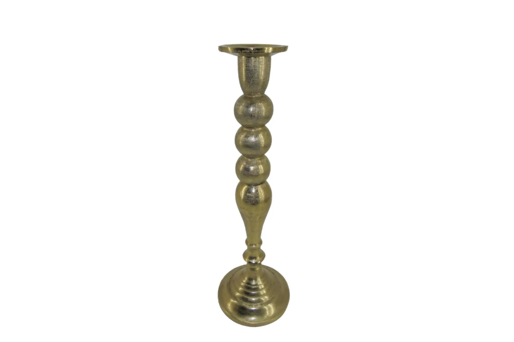 DAZZLE CANDLE HOLDER ALMN GOLD