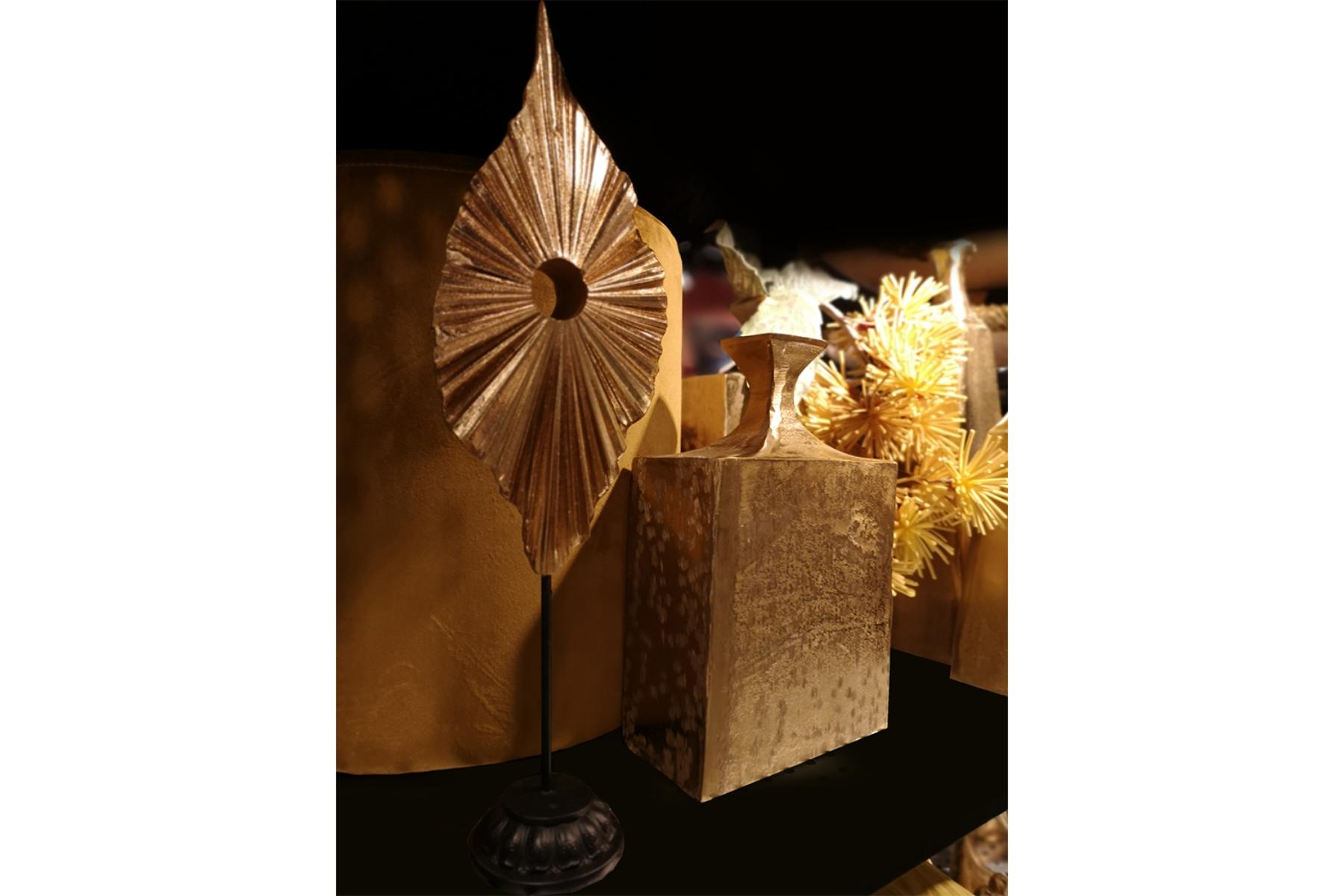 USSIA DECO LEAF GOLD