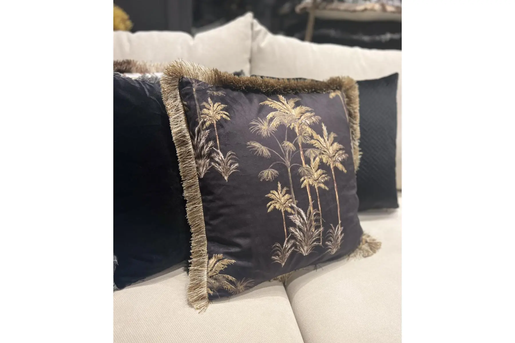 PALM TREE PILLOW MULTI COLOUR