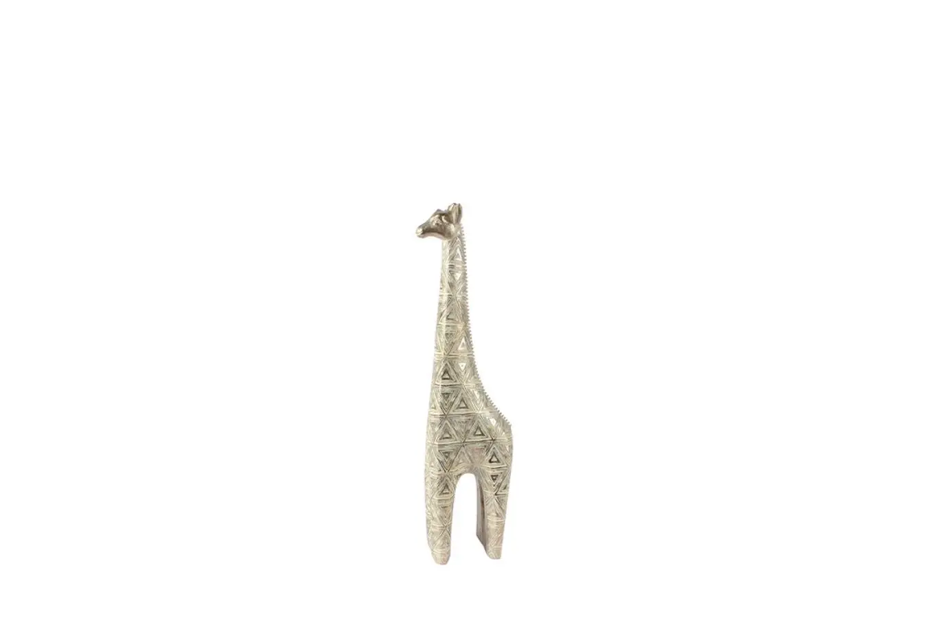 TOGO DECO GIRAFFE SILVER-WHT