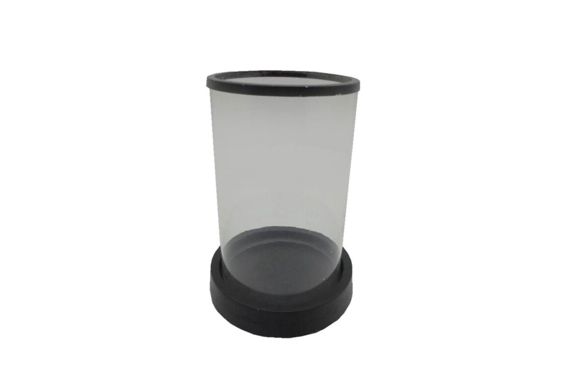 TITUL CANDLE HOLDER ALMN BLK