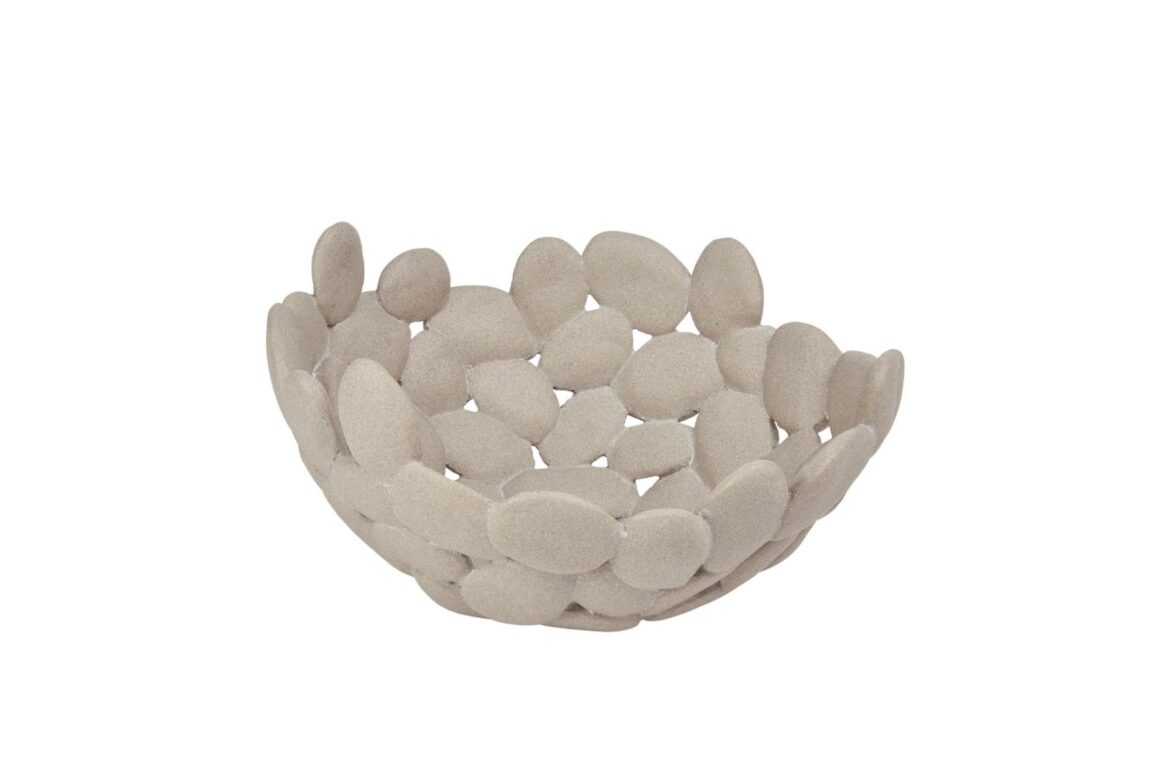 VOTSALO BOWL DECOR BEIGE