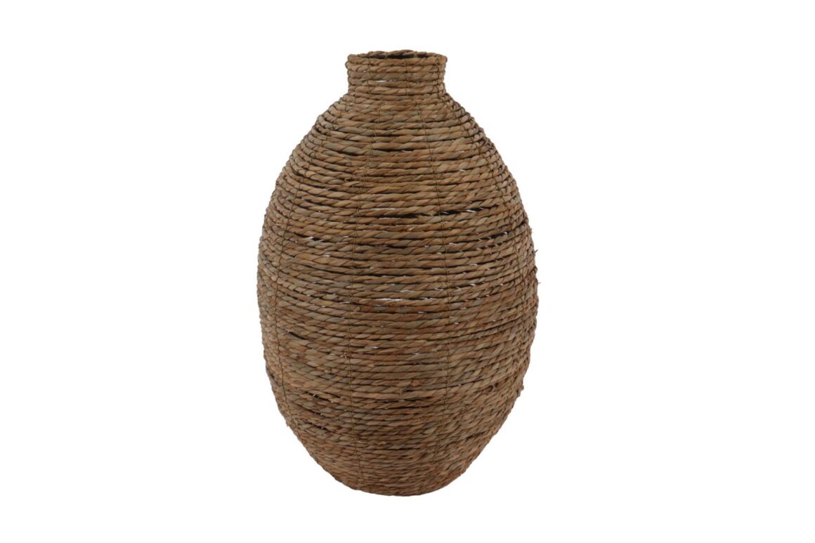 THASOS VASE SEAGRASS NATURAL