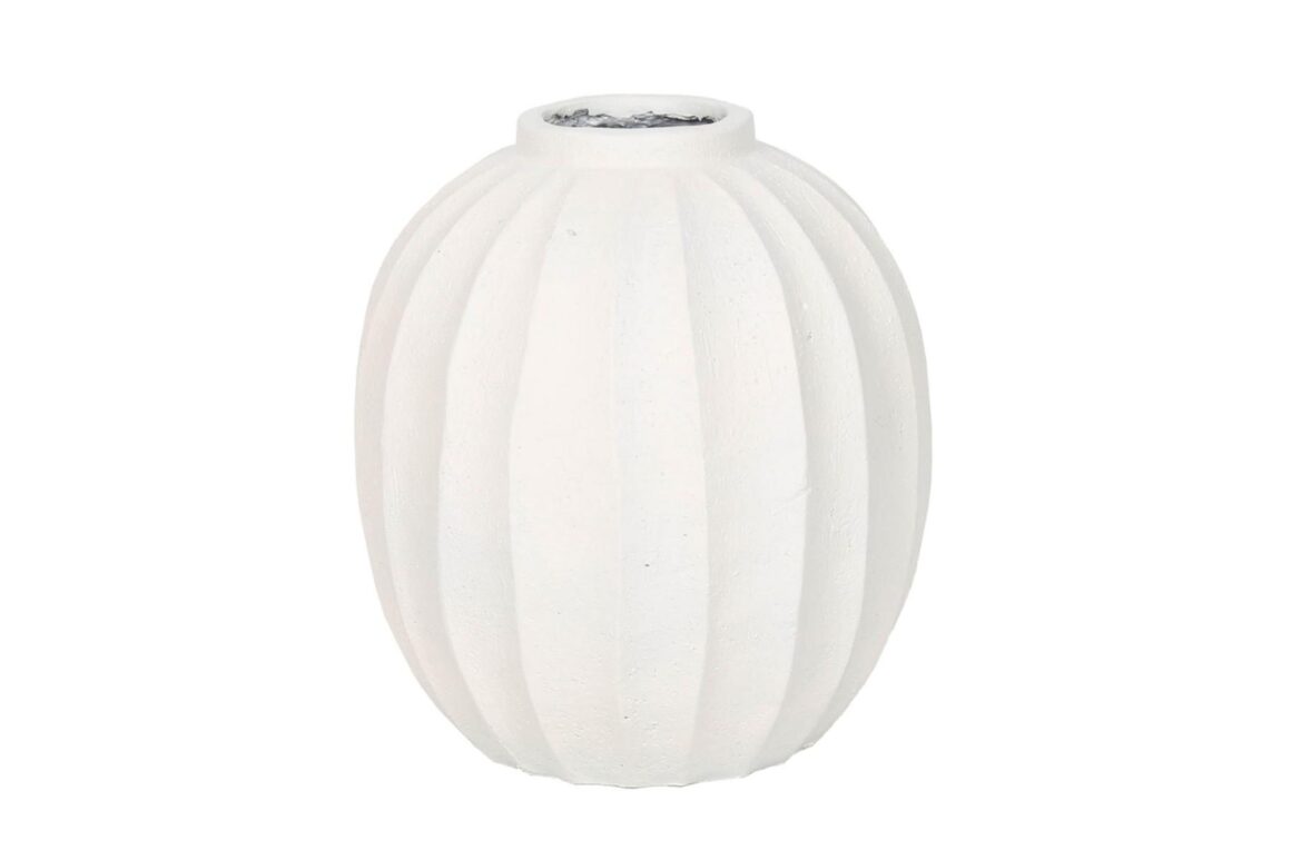 PILEAS VASE DECOR WHITE